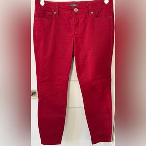 The Limited Women's Red Skinny Jeans 10P
